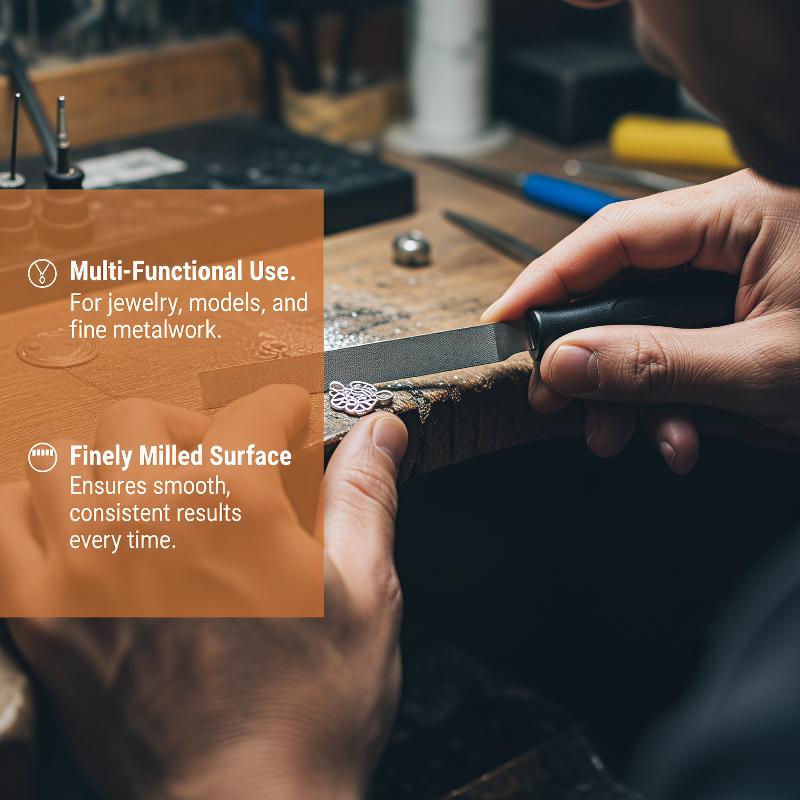 Jewelry Repair & Watches Photos - ชุดตะไบโลหะ 10 ชิ้น พร้อมด้ามจับกันลื่น ชุดตะไบมือสำหรับงานละเอียด เหมาะสำหรับทำเครื่องประดับ