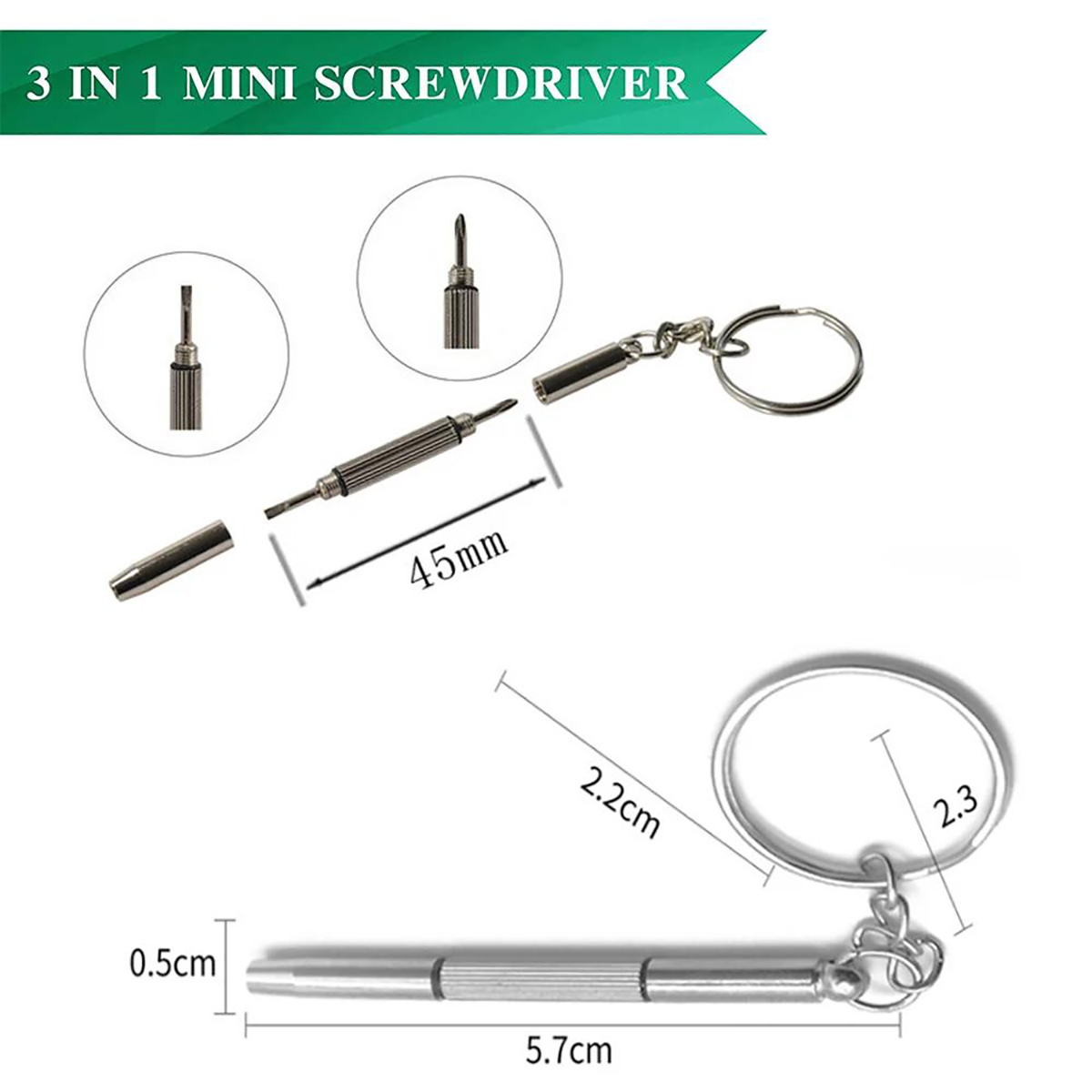 ชุดไขควง 3 in 1 ขนาดเล็กพกพาสะ - Jewelry Watches Repair บทวิจารณ์และราคา