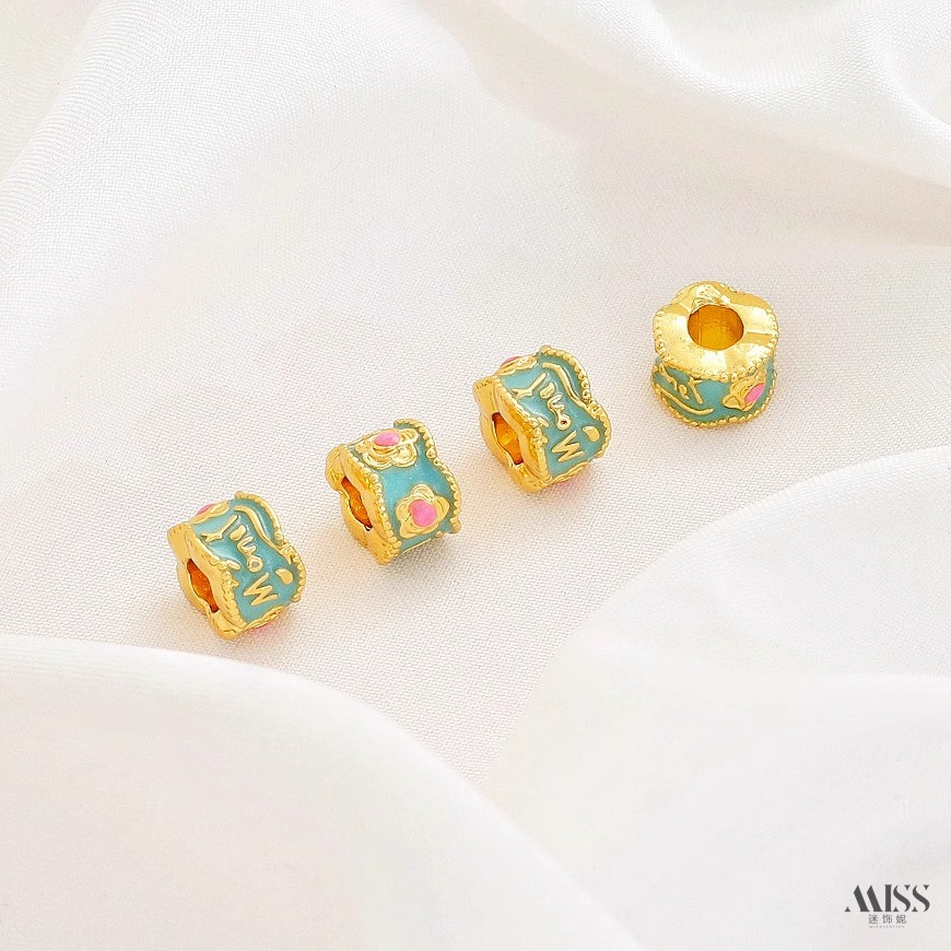 ลูกปัดเคลือบโคลอซอนเน่ชุบทอง 1 - Rose Gold Bracelet บทวิจารณ์และราคา