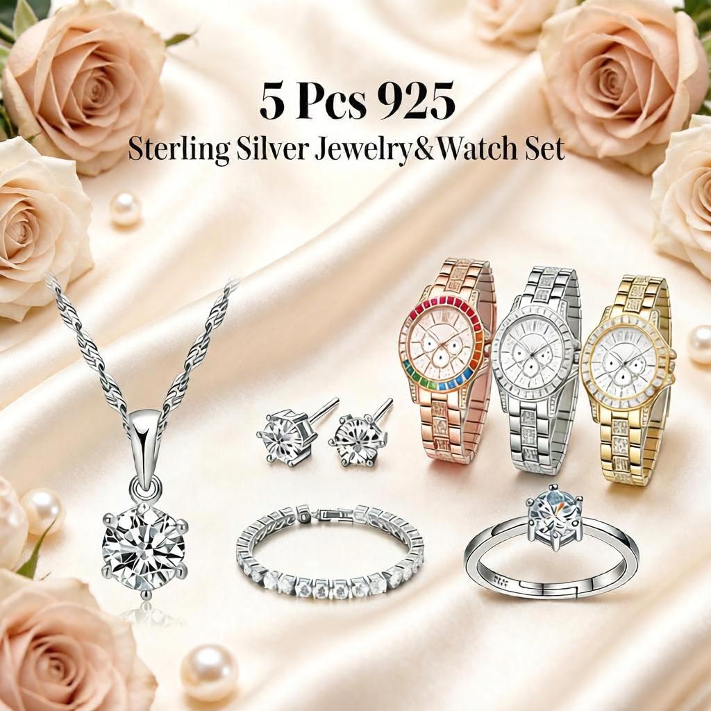 สวยหรู 925 เงินสเตอร์ลิงรูปทรง - Best Jewelry Watches Women บทวิจารณ์และราคา