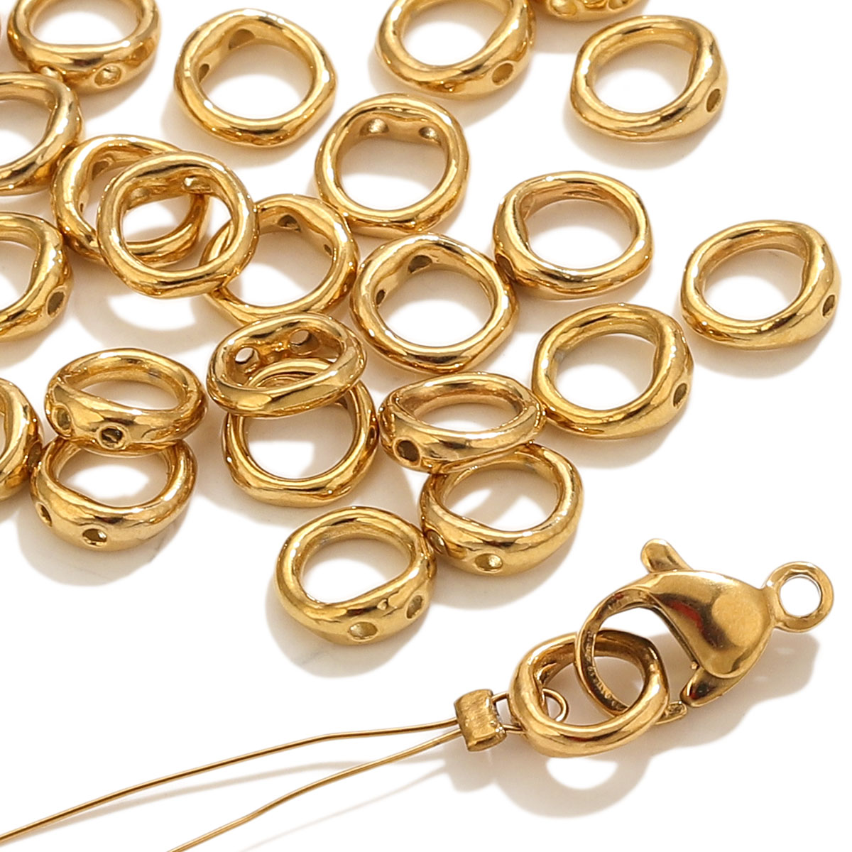 ตัวเชื่อมปลายสายสแตนเลส 20 ชิ้ - Pearl Necklace บทวิจารณ์และราคา
