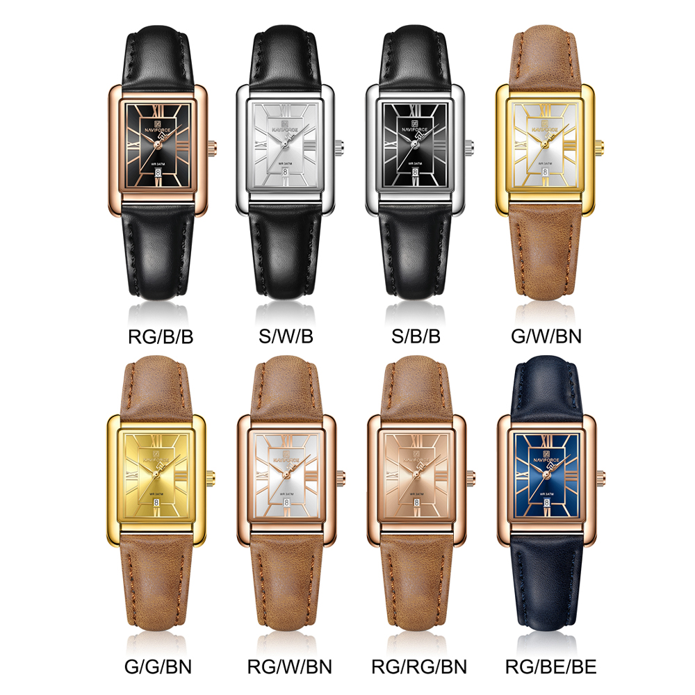 NAVIFORCE นาฬิกาข้อมือควอตซ์ทร - Jewelry Like Watches บทวิจารณ์และราคา