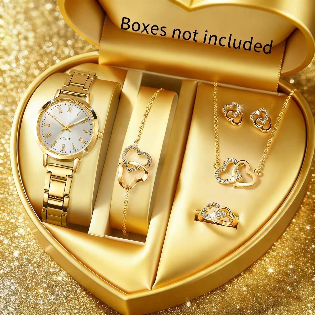 6 ชิ้นแฟชั่นผู้หญิงนาฬิกาควอทซ - Jewelry Like Watches บทวิจารณ์และราคา