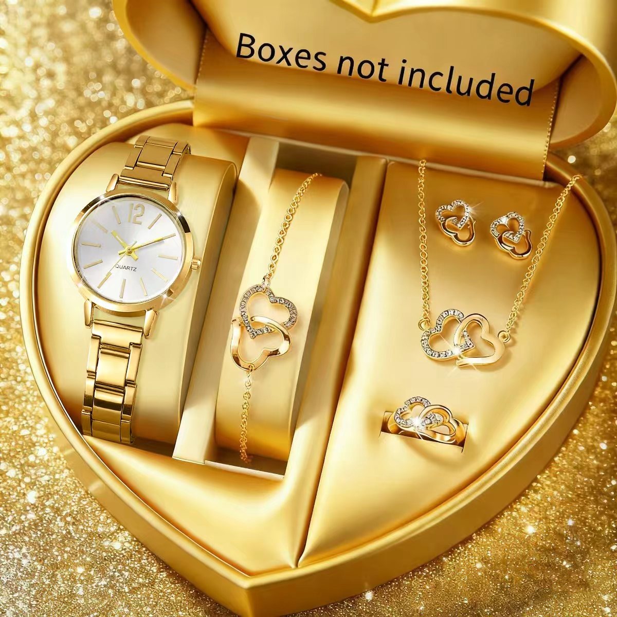 6 ชิ้นแฟชั่นผู้หญิงนาฬิกาควอทซ - Jewelry Like Watches บทวิจารณ์และราคา