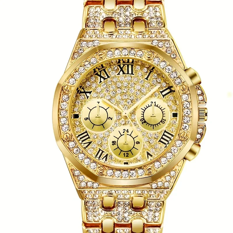 นาฬิกาควอตซ์ทรงแปดเหลี่ยมหรูหร - Icebox Jewelry Watches บทวิจารณ์และราคา