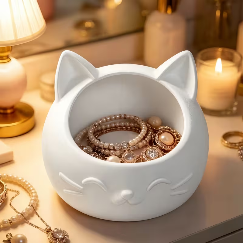 กล่องเก็บของรูปแมวการ์ตูนขนาดเ - Jewelry Like Watches บทวิจารณ์และราคา