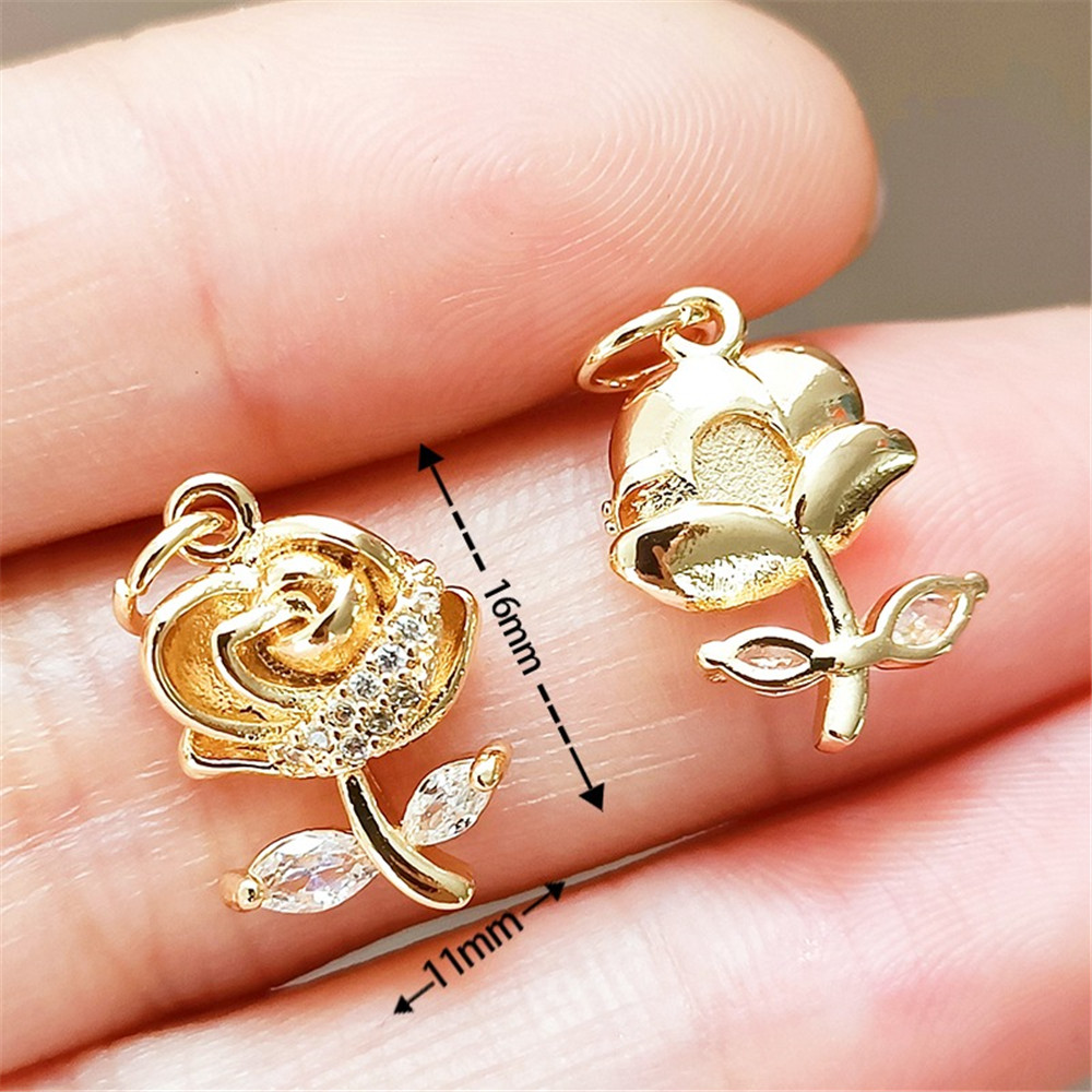 ชุบทอง 14K และเซอร์โคเนียมฝังโ - Rose Gold Bracelet บทวิจารณ์และราคา