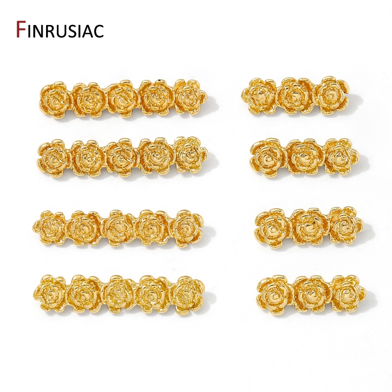 ตัวคั่นลูกปัดรูปดอกกุหลาบชุบทอ - Rose Gold Bracelet บทวิจารณ์และราคา