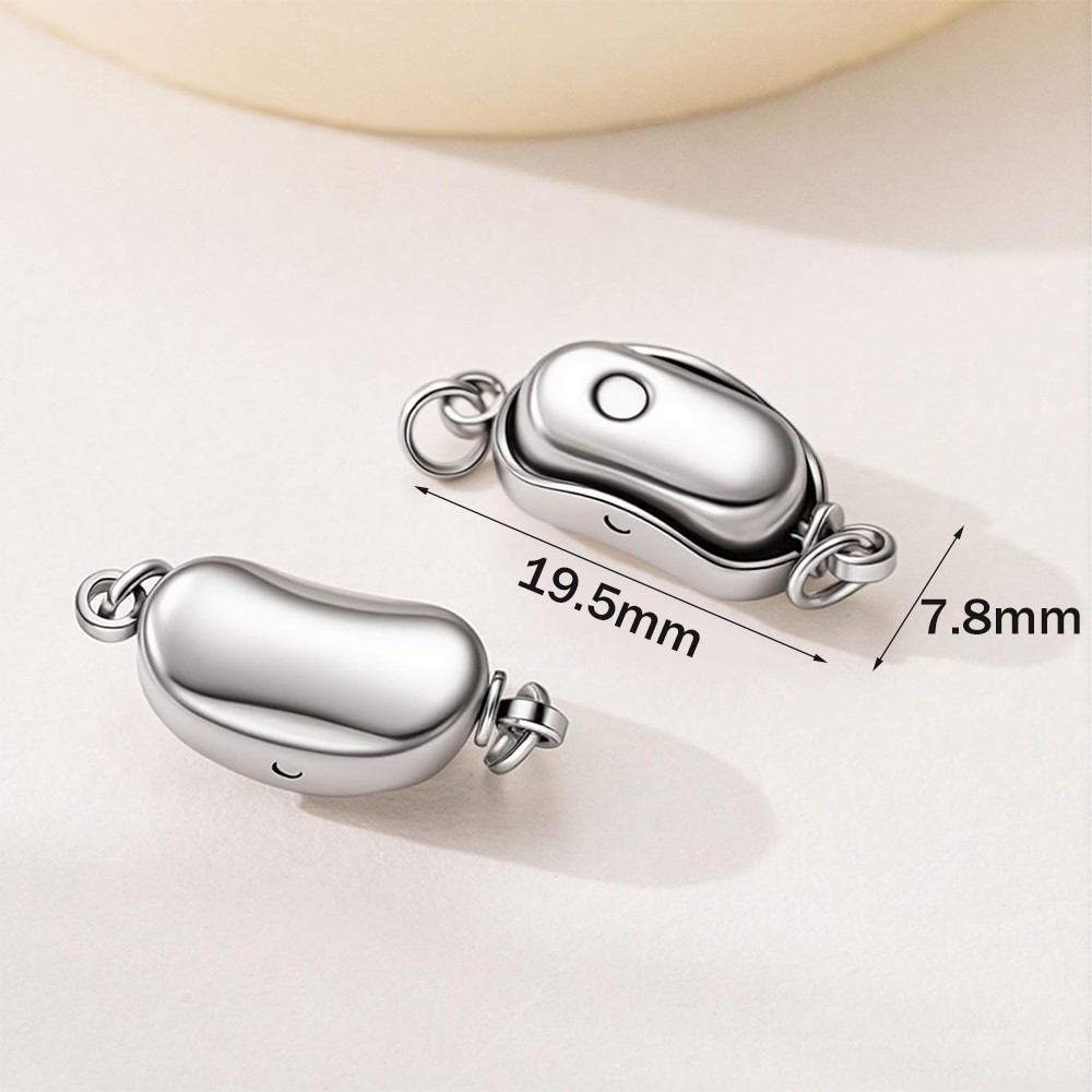 ตัวล็อคสแตนเลสแบบกด 2 ชิ้น ตัว - Pearl Necklace บทวิจารณ์และราคา