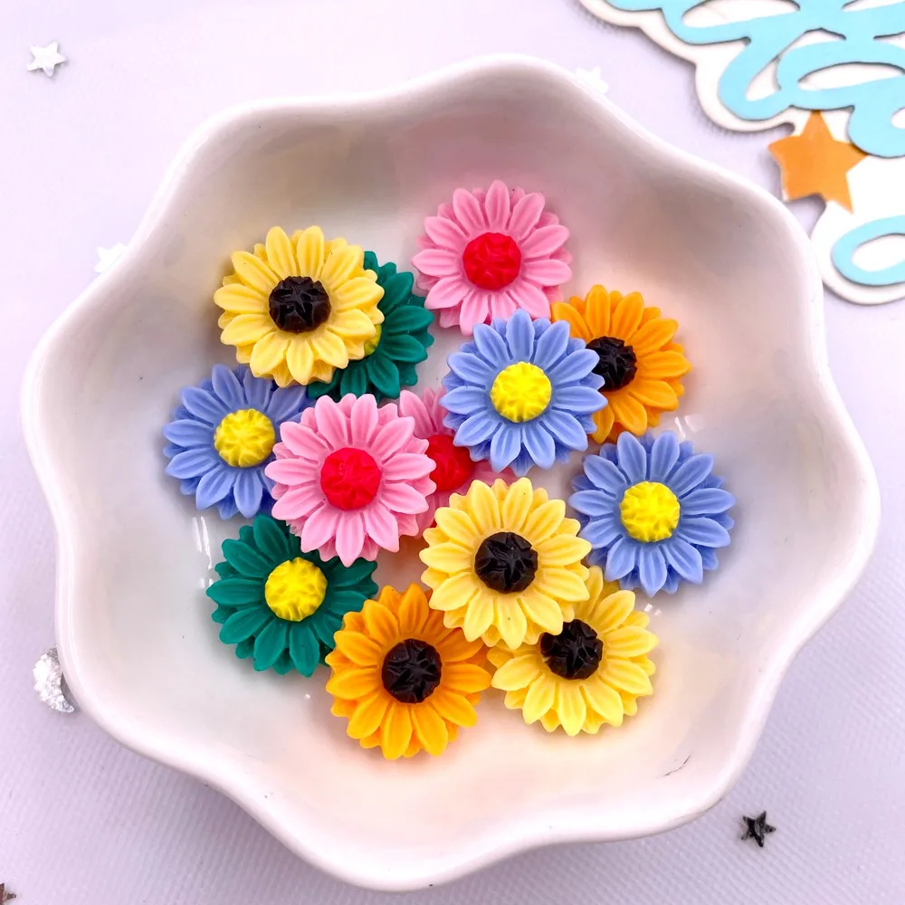 30ชิ้นเรซินสีสันสดใส15มม. ดอกท - Paradise Jewelry & Watches Llc Miami บทวิจารณ์และราคา