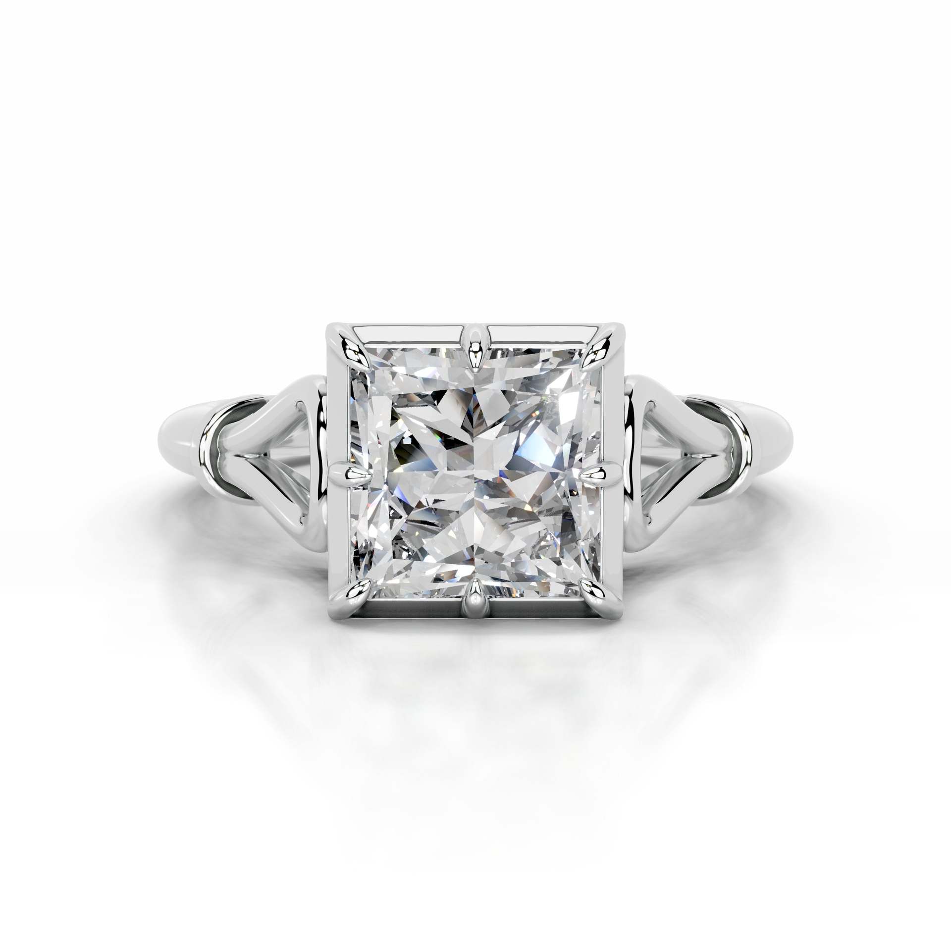 แหวนเงินแท้ 925 ประดับเพชรโมอิ - Moissanite Ring บทวิจารณ์และราคา
