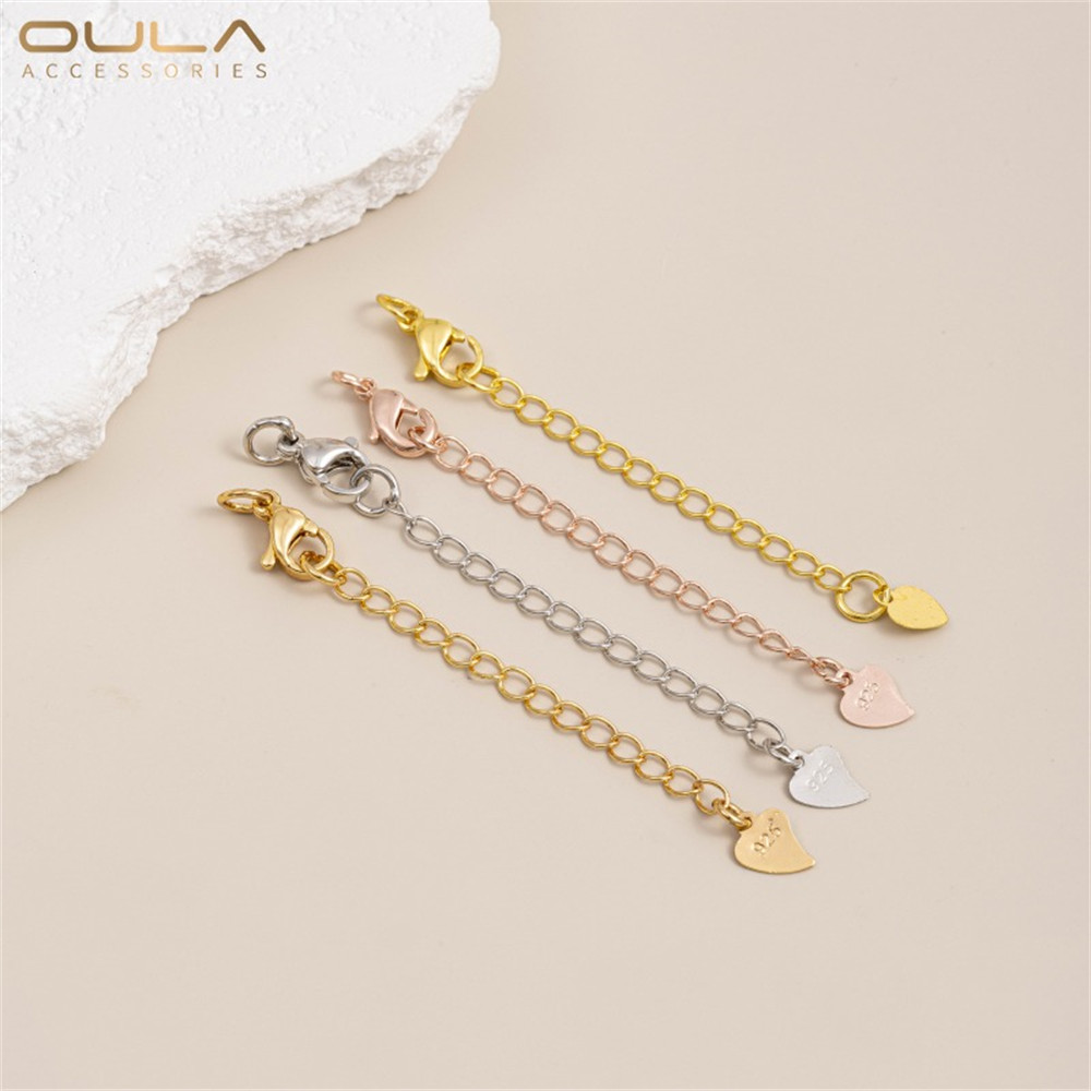 โซ่ต่อหางแบบคงสี 18K ทองแท้ สี - Rose Gold Bracelet บทวิจารณ์และราคา