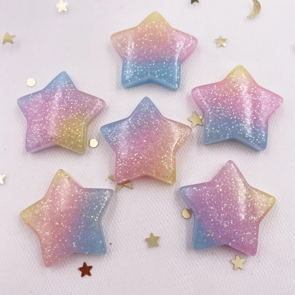 10PCS Glitter Kawaii เรซิ่นที่ - Paradise Jewelry & Watches Llc Miami บทวิจารณ์และราคา