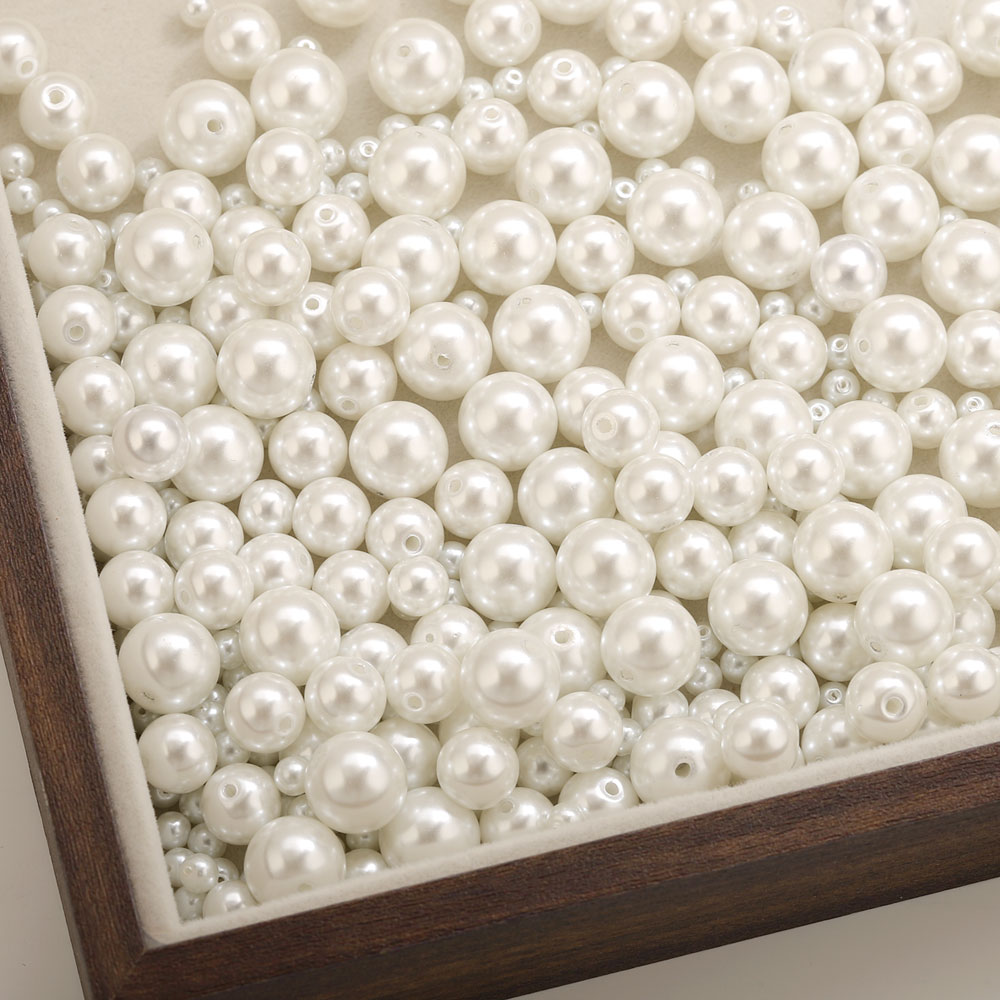 ลูกปัดแก้วคุณภาพสูง 100 ชิ้น ข - Pearl Necklace บทวิจารณ์และราคา
