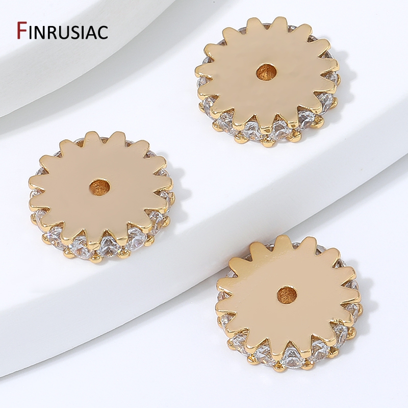 ลูกปัดตัวคั่นทรงเกียร์ชุบทอง 1 - Pearl Necklace บทวิจารณ์และราคา