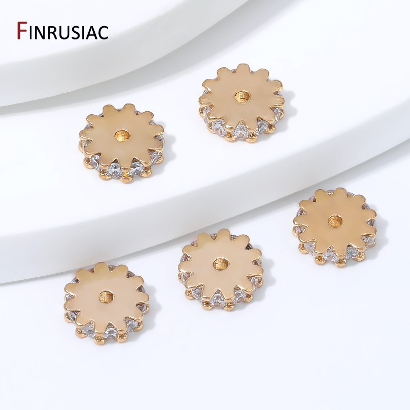 ลูกปัดตัวคั่นทรงเกียร์ชุบทอง 1 - Pearl Necklace บทวิจารณ์และราคา