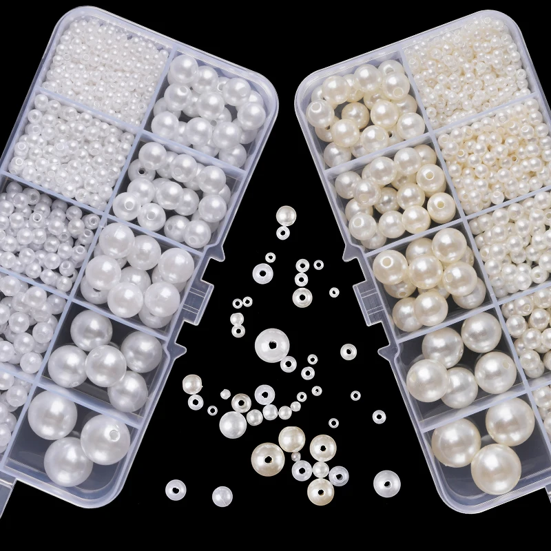 ชุดลูกปัดเรซิ่นมุกเทียม 800 ชิ - Pearl Necklace บทวิจารณ์และราคา