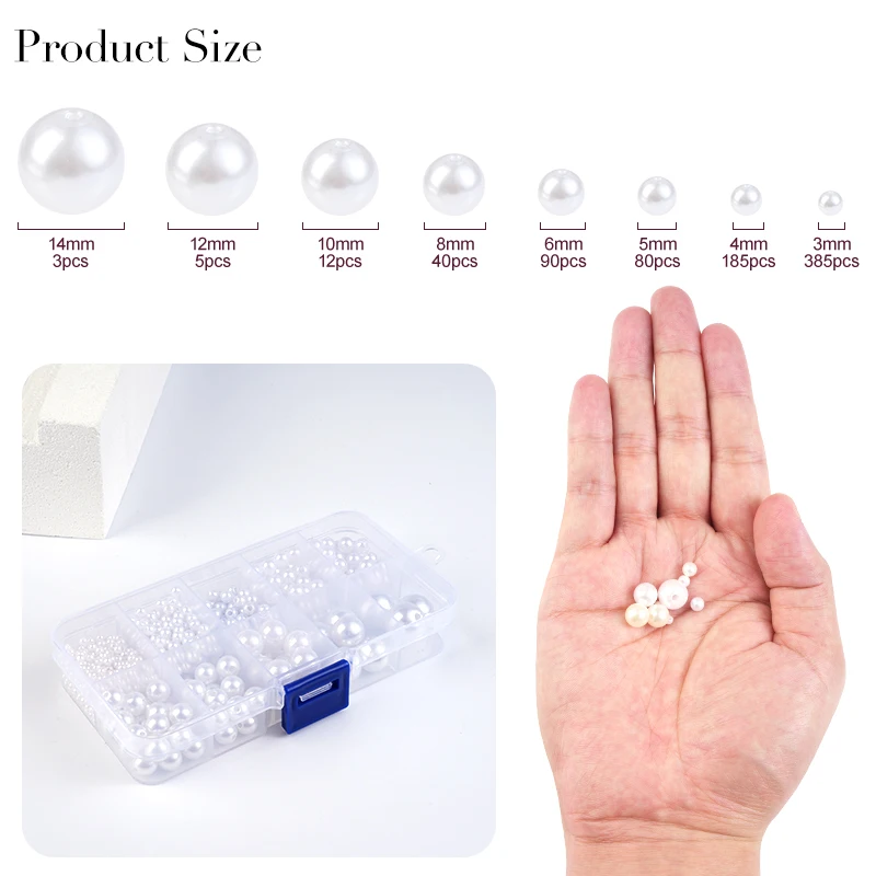 ชุดลูกปัดเรซิ่นมุกเทียม 800 ชิ - Pearl Necklace บทวิจารณ์และราคา