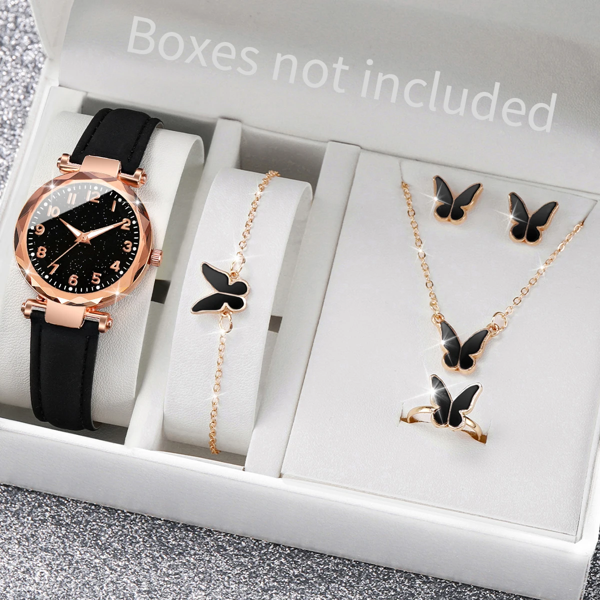 5/6PCS นาฬิกาแฟชั่นผู้หญิงนาฬิ - Jewelry Like Watches บทวิจารณ์และราคา