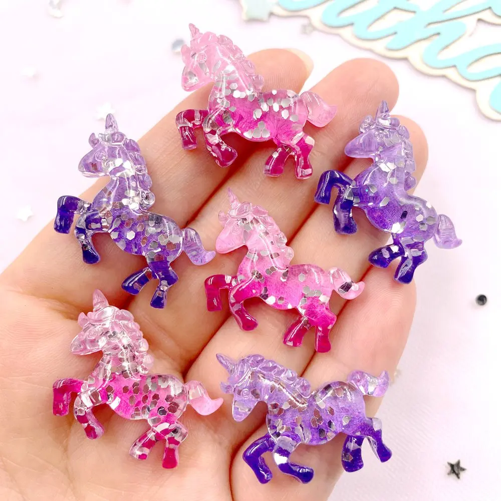 6PCS เรซิ่นที่มีสีสัน Glitter  - Paradise Jewelry & Watches Llc Miami บทวิจารณ์และราคา
