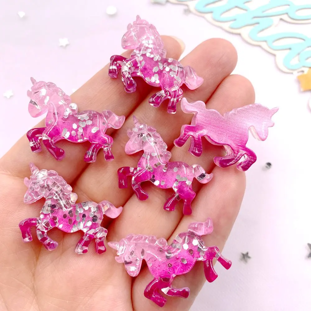 6PCS เรซิ่นที่มีสีสัน Glitter  - Paradise Jewelry & Watches Llc Miami บทวิจารณ์และราคา