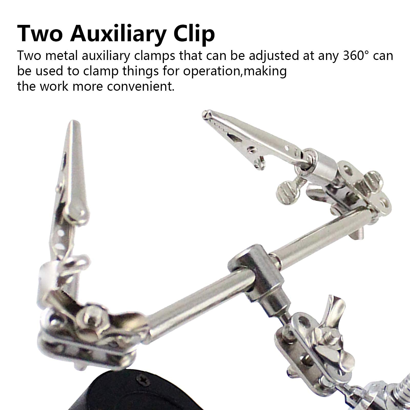สถานีบัดกรีแบบมือช่วยพร้อมไฟ L - Jewelry Watches Repair บทวิจารณ์และราคา