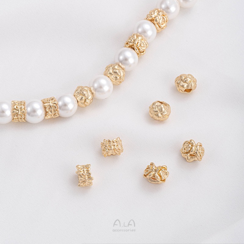 พวงหรีดดอกกุหลาบขนแกะเคลือบทอง - Rose Gold Bracelet บทวิจารณ์และราคา