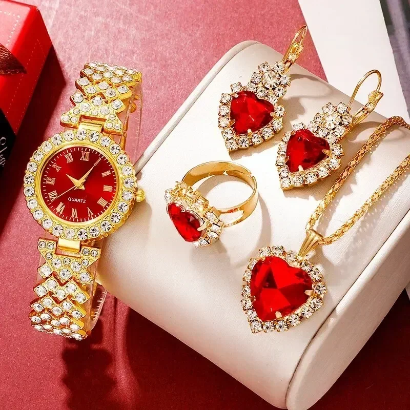 นาฬิกาหรูหราทองผู้หญิงแหวนสร้อ - Jewelry Like Watches บทวิจารณ์และราคา