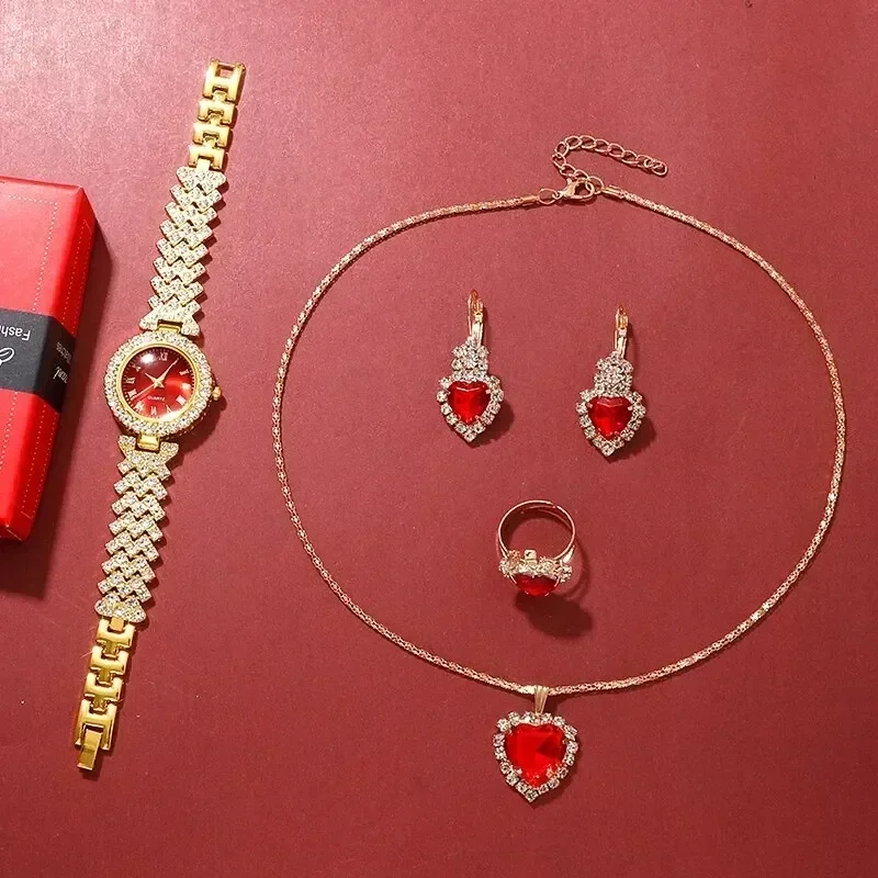 นาฬิกาหรูหราทองผู้หญิงแหวนสร้อ - Jewelry Like Watches บทวิจารณ์และราคา