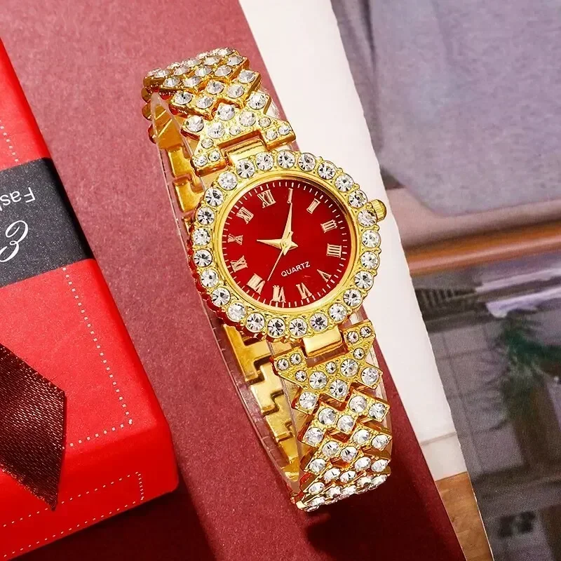 นาฬิกาหรูหราทองผู้หญิงแหวนสร้อ - Jewelry Like Watches บทวิจารณ์และราคา