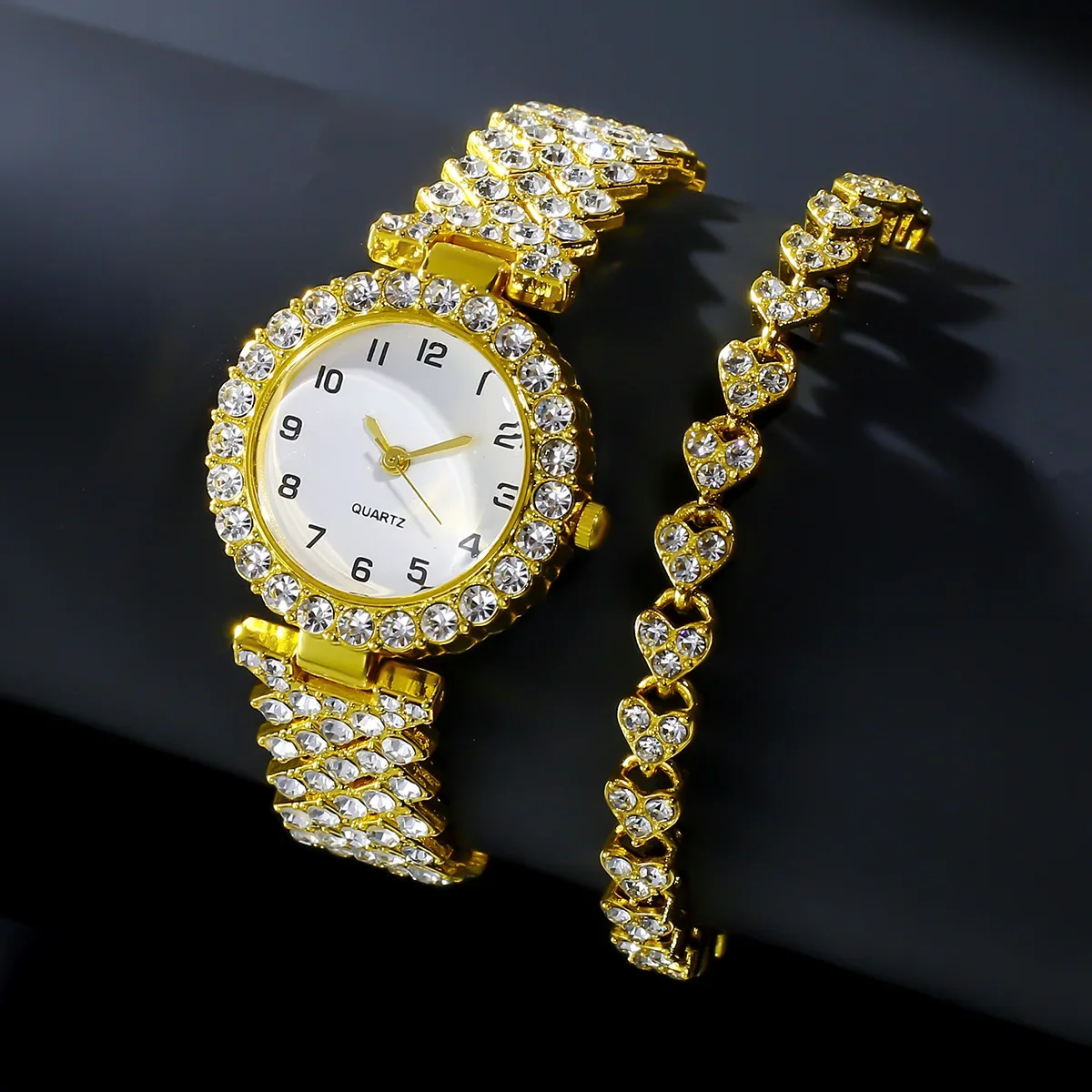 ชุดนาฬิกาข้อมือแฟชั่นหรูหราสำห - Jewelry Like Watches บทวิจารณ์และราคา