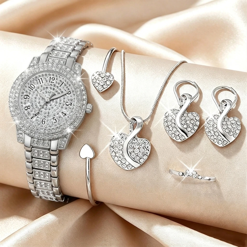 นาฬิกาข้อมือแฟชั่นผู้หญิงประดั - Jewelry Like Watches บทวิจารณ์และราคา