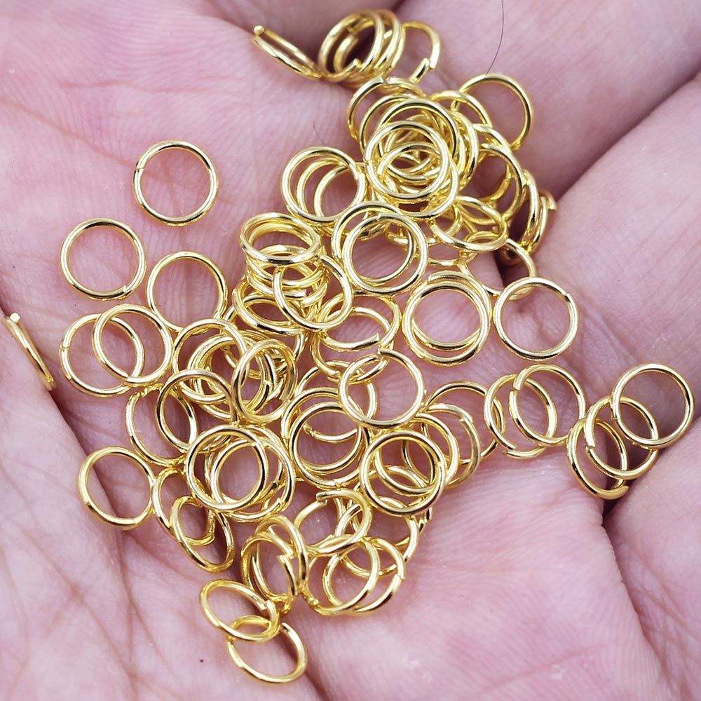 500 ชิ้น ห่วงเปิดโลหะผสมชุบทอง - Gold Plated Ring บทวิจารณ์และราคา