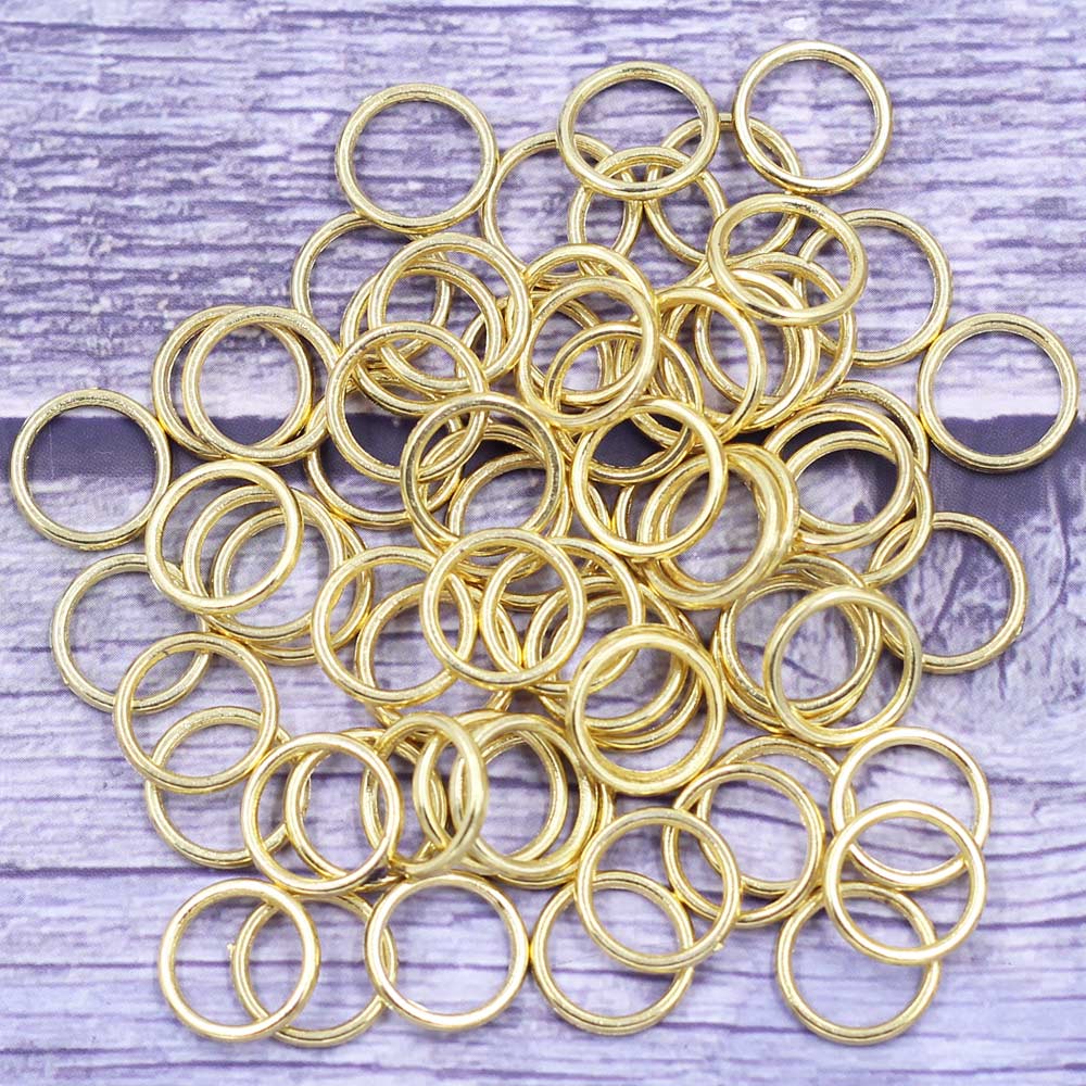 500 ชิ้น ห่วงเปิดโลหะผสมชุบทอง - Gold Plated Ring บทวิจารณ์และราคา