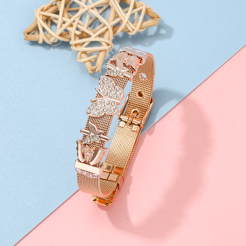 สร้อยข้อมือตาข่ายสแตนเลสสำหรับ - Best Jewelry Watches Women บทวิจารณ์และราคา