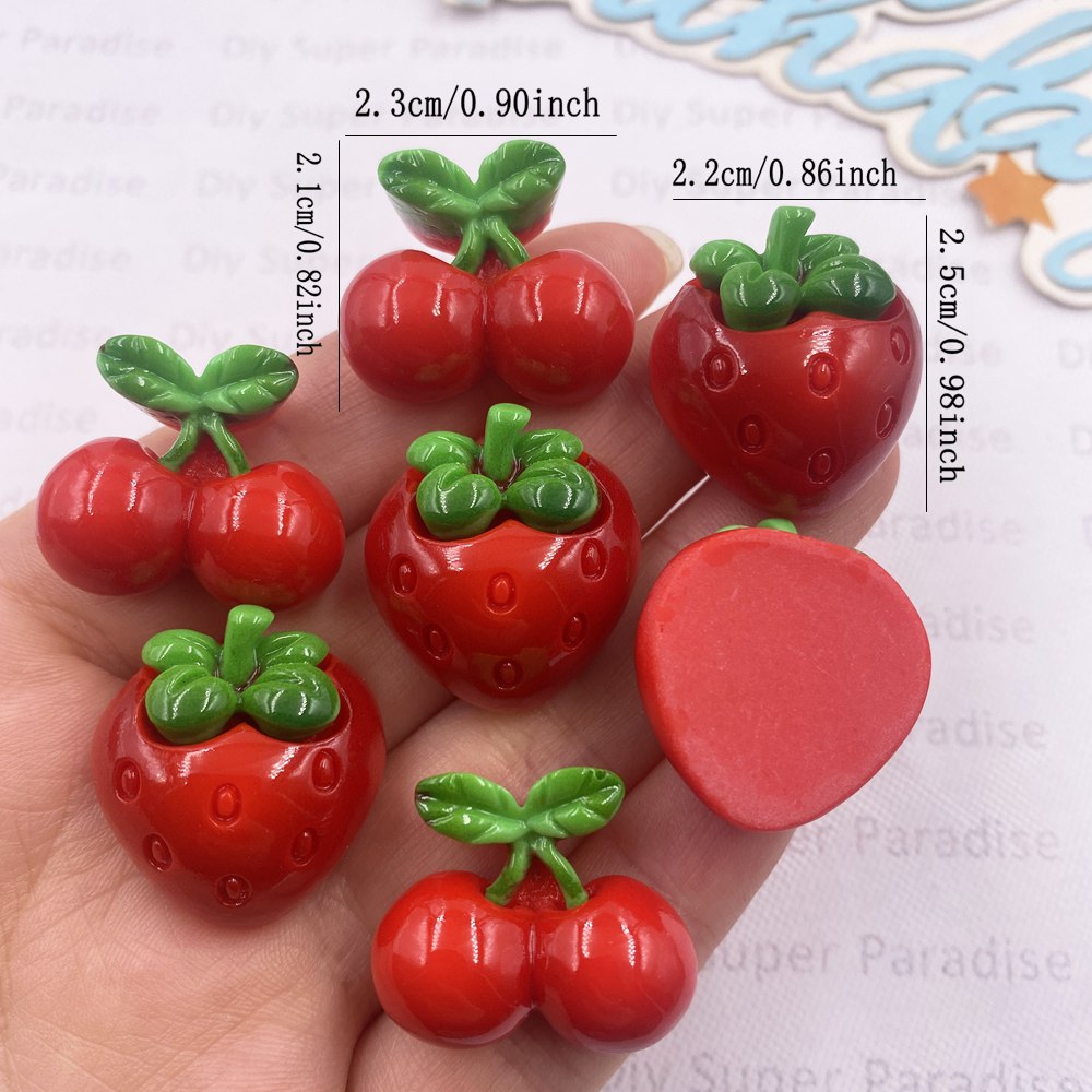 เรซิ่นรูปผลไม้หลากสีสัน 8 ชิ้น - Paradise Jewelry & Watches Llc Miami บทวิจารณ์และราคา