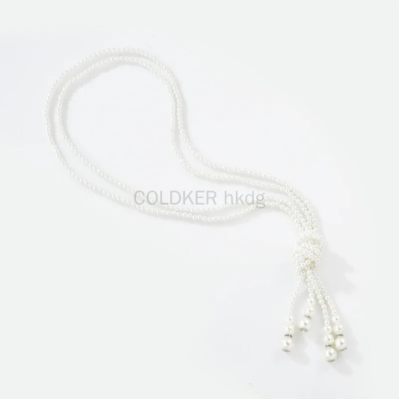 สร้อยคอมุกยุค 1920 แฟชั่นมุกเท - Pearl Necklace บทวิจารณ์และราคา