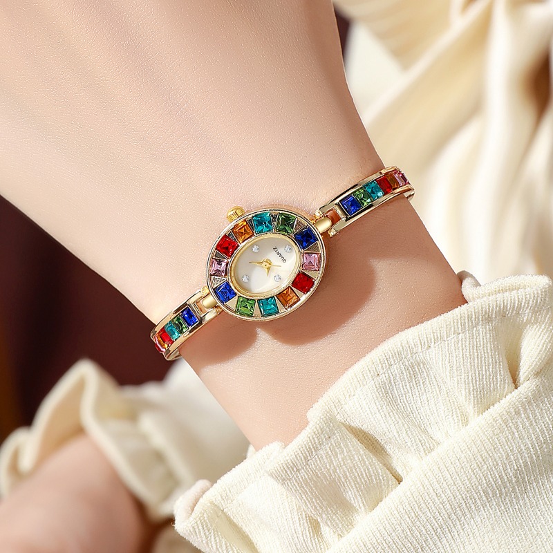2 ชิ้น นาฬิกาข้อมือควอตซ์ผู้หญ - Jewelry Like Watches บทวิจารณ์และราคา