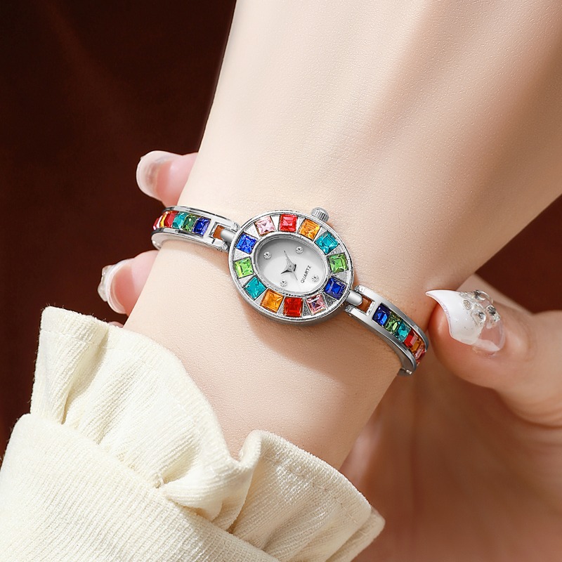 2 ชิ้น นาฬิกาข้อมือควอตซ์ผู้หญ - Jewelry Like Watches บทวิจารณ์และราคา