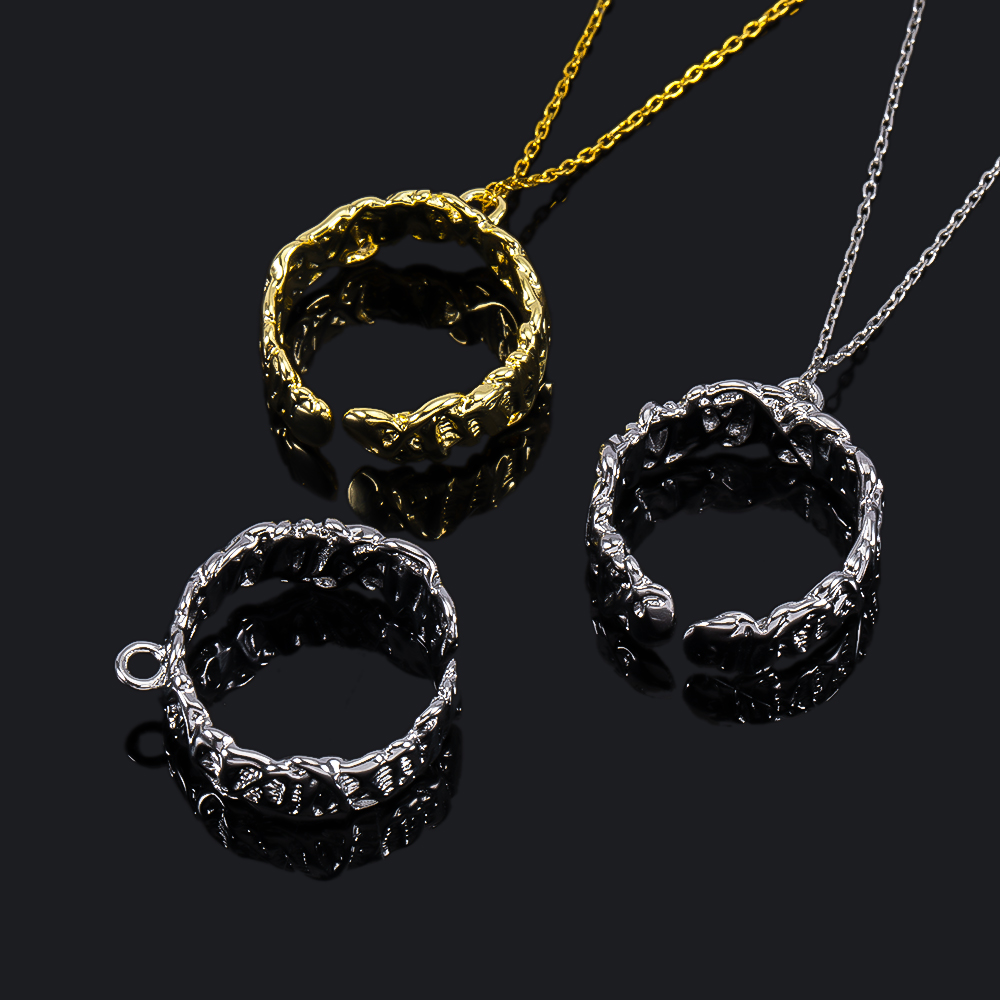 แหวนเปิดชุบทอง 2 ชิ้น รูปทรงไม - Gold Plated Ring บทวิจารณ์และราคา