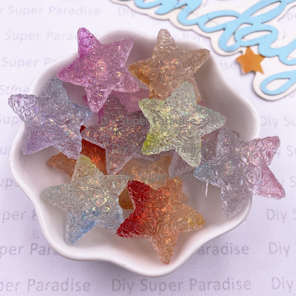 10PCS เรซิ่นลูกอมสีสีสันกุหลาบ - Paradise Jewelry & Watches Llc Miami บทวิจารณ์และราคา