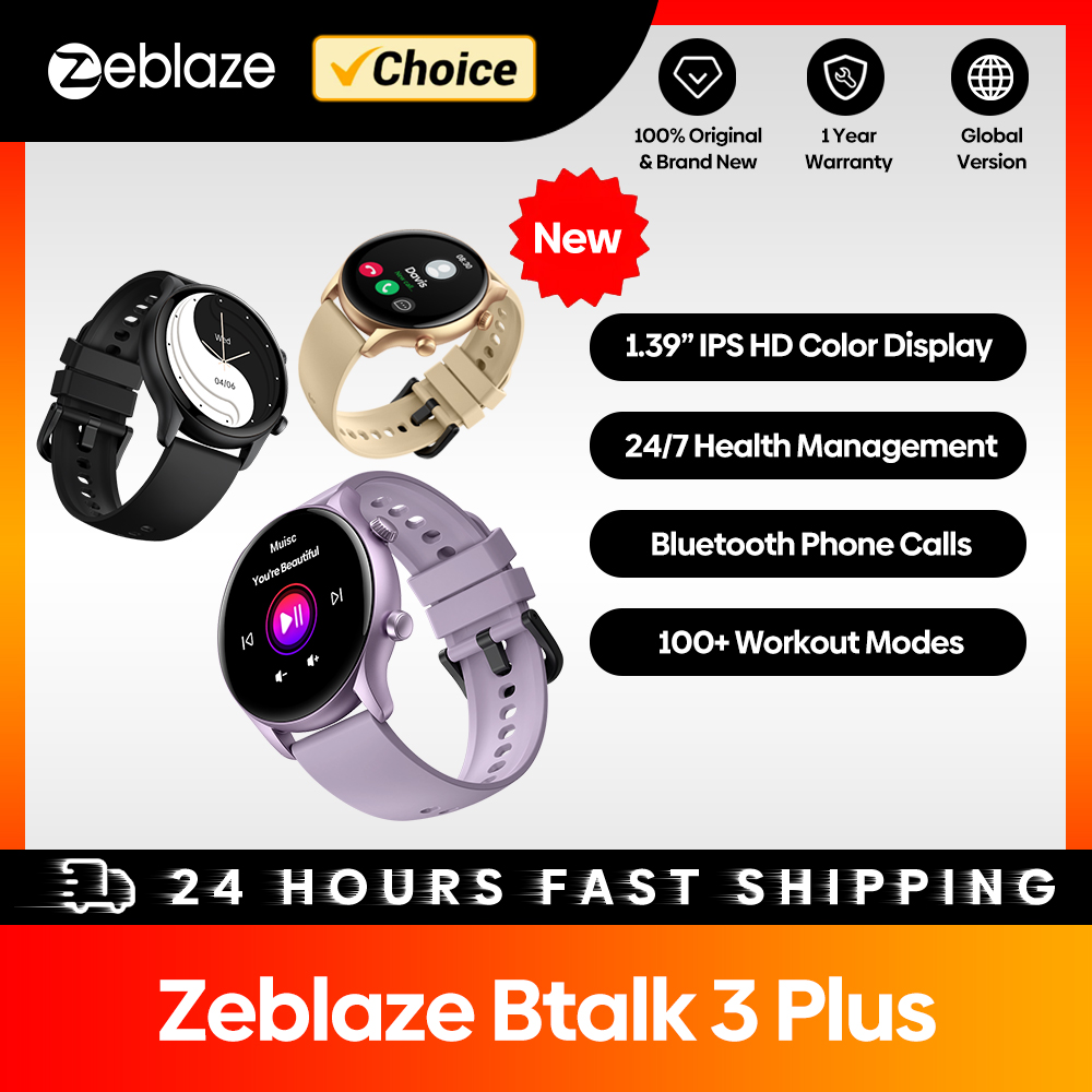 ใหม่ Zeblaze Btalk 3 Plus โทรด - Italian Jewelry Watches บทวิจารณ์และราคา