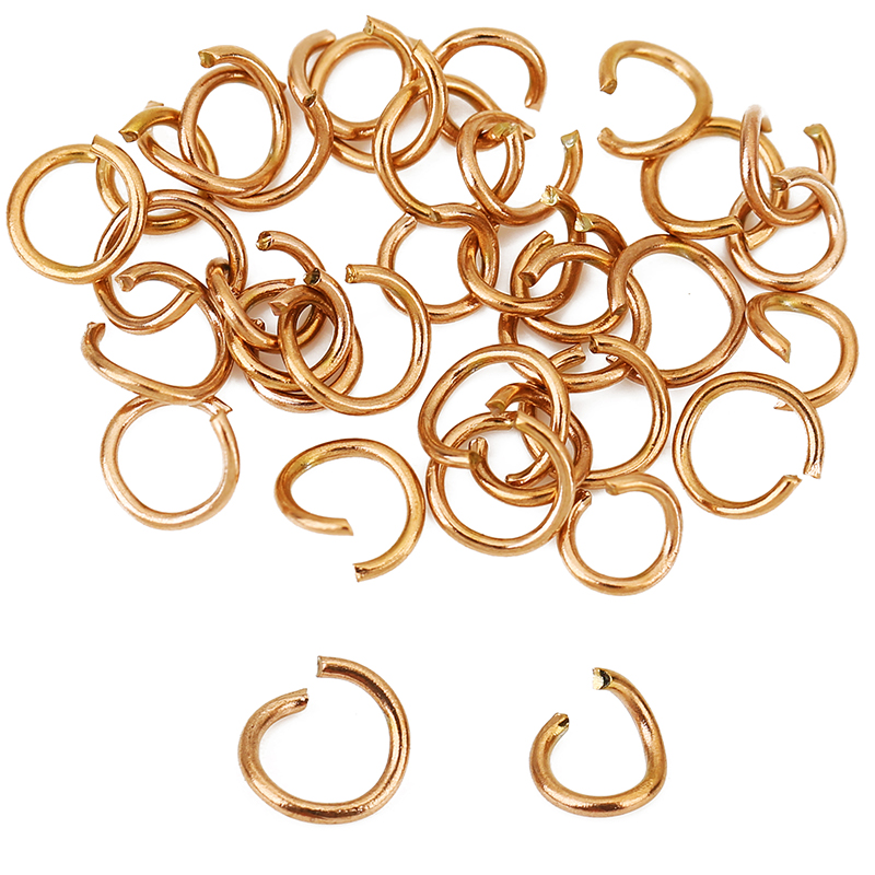 ห่วงเปิดสแตนเลสชุบทองคำสีกุหลา - Gold Plated Ring บทวิจารณ์และราคา