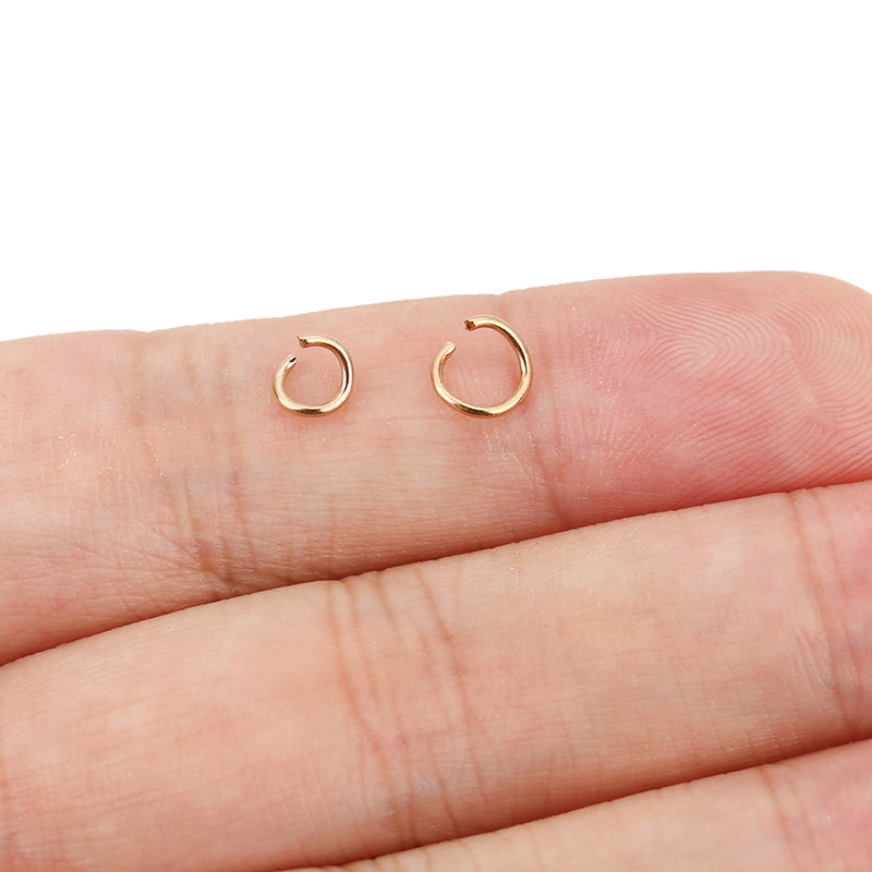 ห่วงเปิดสแตนเลสชุบทองคำสีกุหลา - Gold Plated Ring บทวิจารณ์และราคา