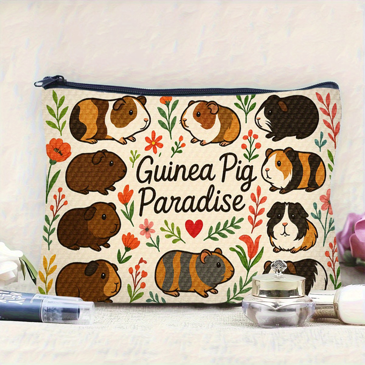 กระเป๋าแต่งหน้า A Guinea Pig P - Paradise Jewelry & Watches Llc Miami บทวิจารณ์และราคา
