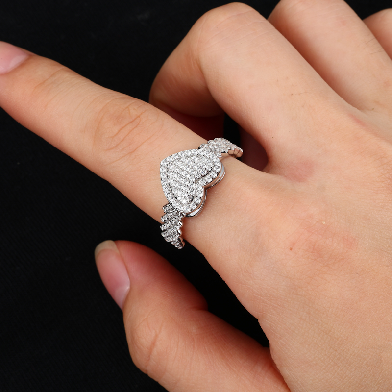 แหวนคิวบาโมอิสซาไนต์สร้างในห้อ - Moissanite Ring บทวิจารณ์และราคา