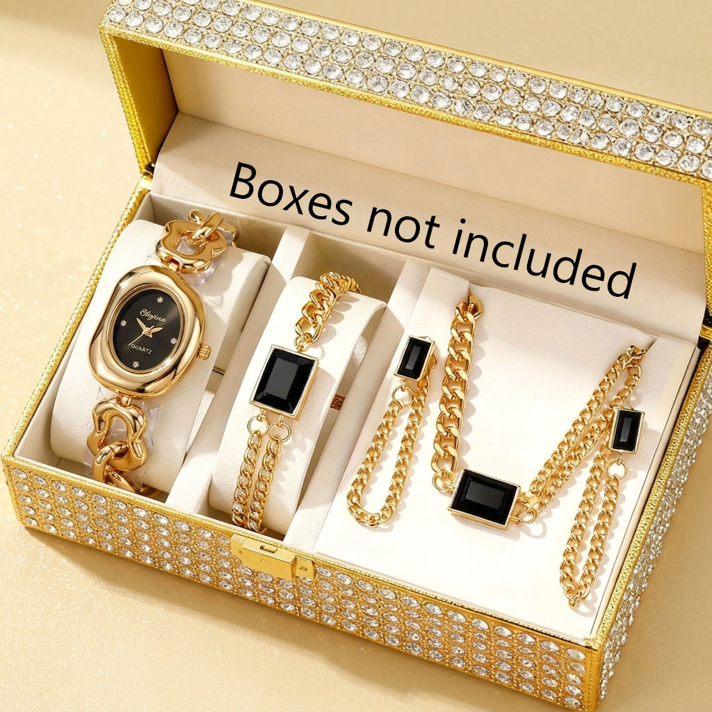 ชุดนาฬิกาควอตซ์แฟชั่นผู้หญิง 5 - Jewelry Like Watches บทวิจารณ์และราคา