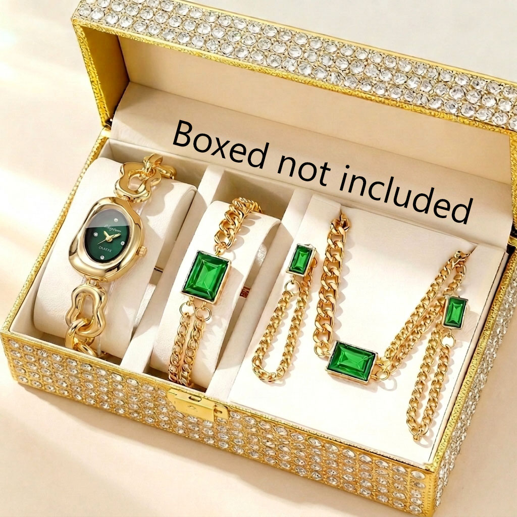 ชุดนาฬิกาควอตซ์แฟชั่นผู้หญิง 5 - Jewelry Like Watches บทวิจารณ์และราคา