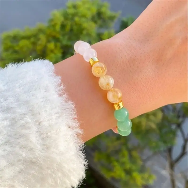 สร้อยข้อมือลูกปัดอเมทิสต์ธรรมช - Rose Gold Bracelet บทวิจารณ์และราคา