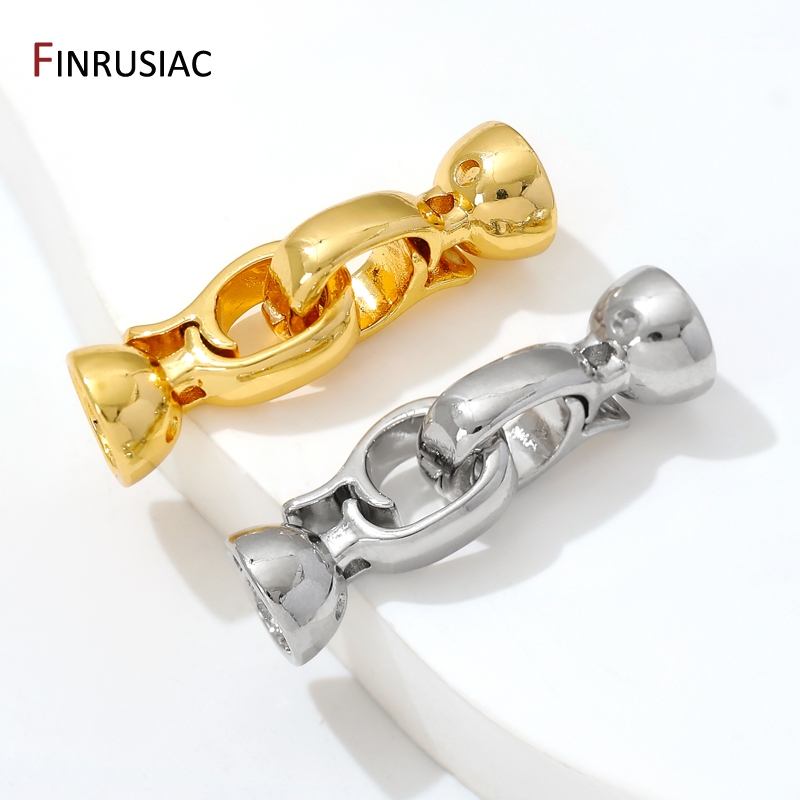 ตัวล็อคทองเหลืองชุบทอง 18K สำห - Pearl Necklace บทวิจารณ์และราคา